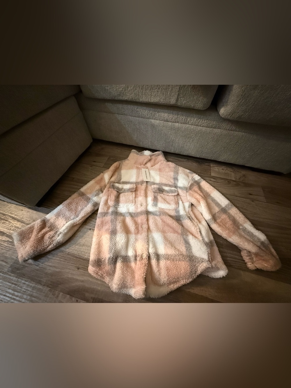 Streetwear Society Plush Fleece - Pink, Grey, & White